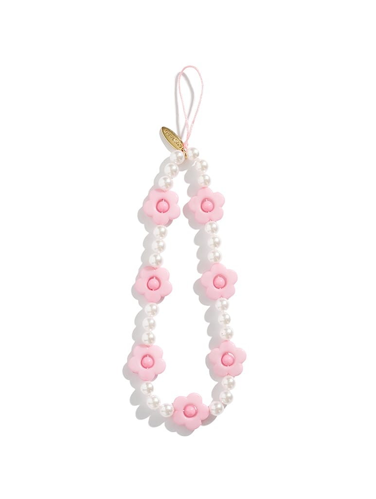 Pink Daisy Strap Phone Grips Custard London