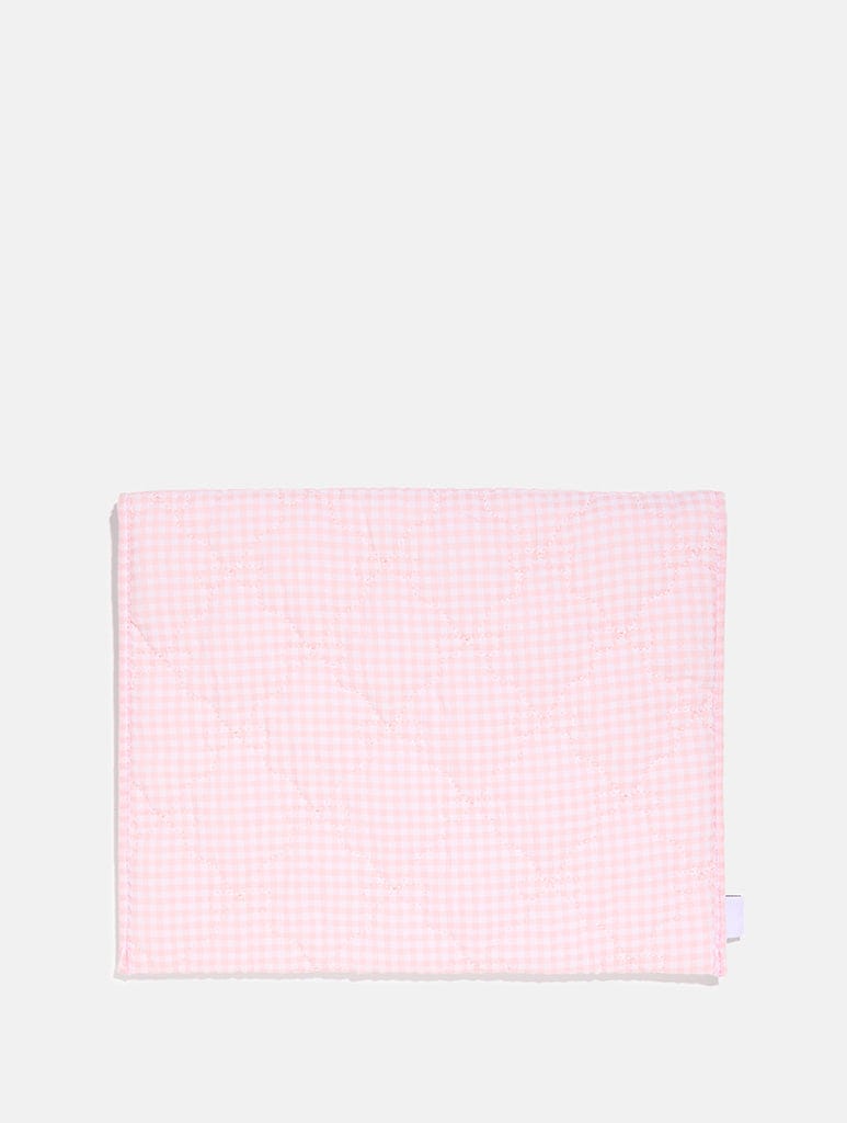 Pink Gingham Bow Laptop Sleeve Laptop Cases Skinnydip London
