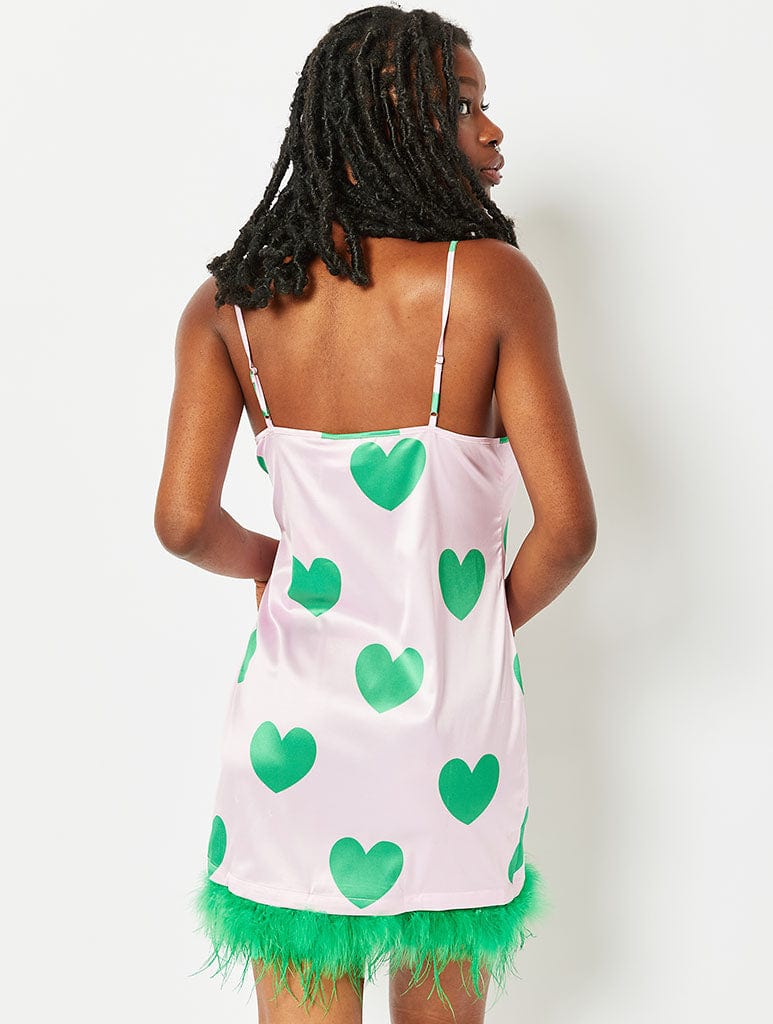 Pink & Green Heart Nightdress Lingerie & Nightwear Skinnydip London