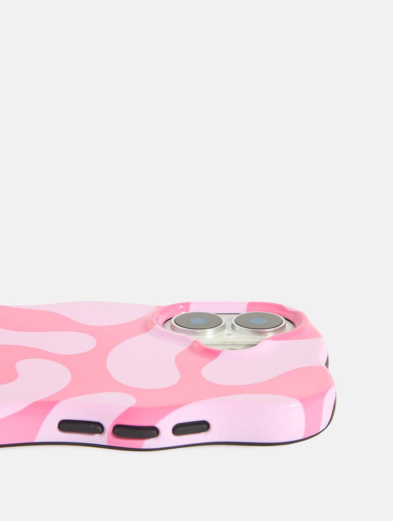 Pink Pattern Wiggle Ultra Protective iPhone Case Phone Cases Skinnydip London