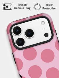 Pink Polka Dots Ultra Protective iPhone Case Phone Cases Skinnydip London