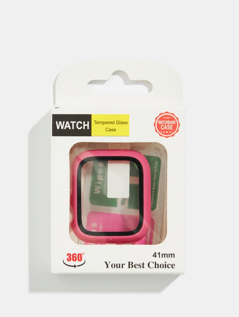 Pink Protective Apple Watch Cover Watch Straps Skinnydip London