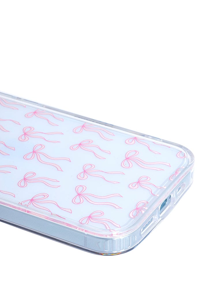 Pink Ribbon Bow iPhone Case Phone Cases Custard London