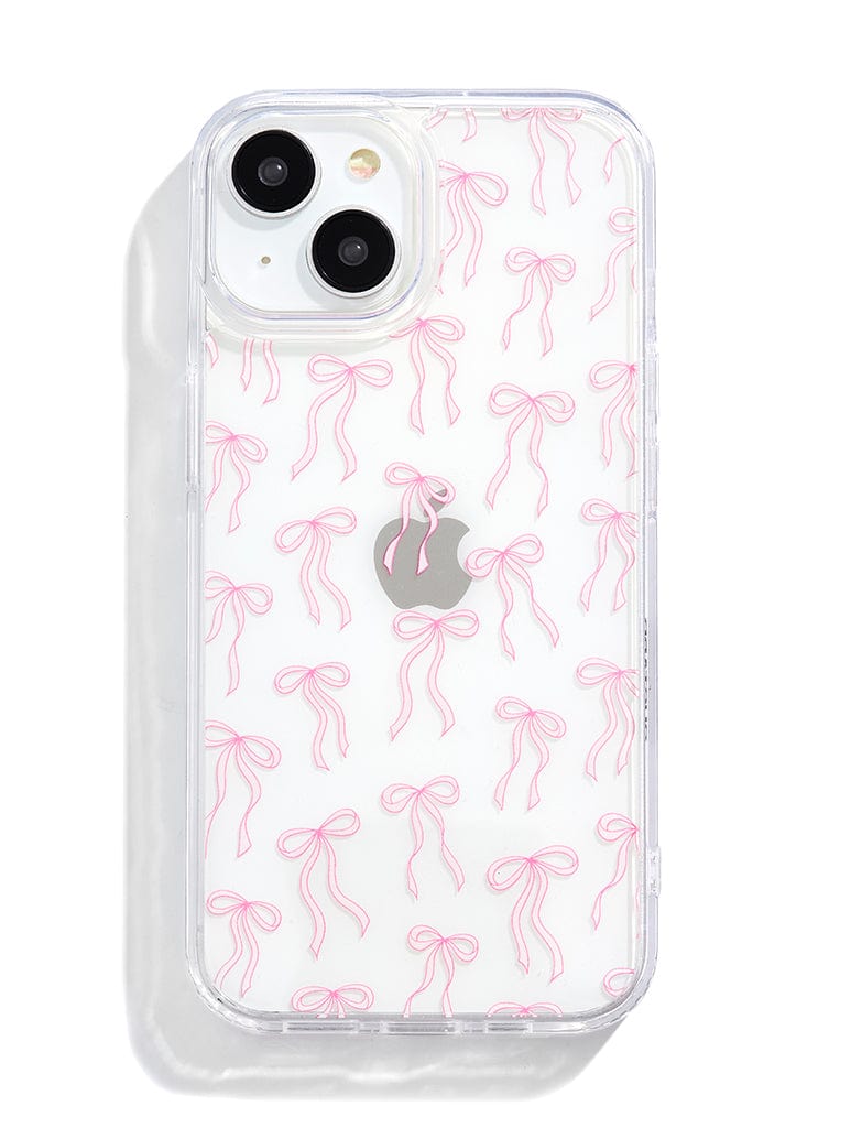 Pink Ribbon Bow iPhone Case Phone Cases Custard London
