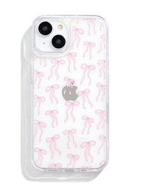 Pink Ribbon Bow iPhone Case Phone Cases Custard London