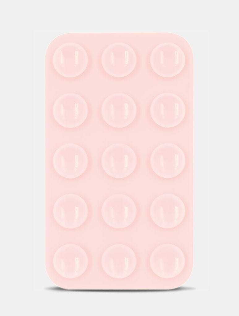 Pink Silicone Suction Cup Phone Holder Fashionable Mobile Gadgets