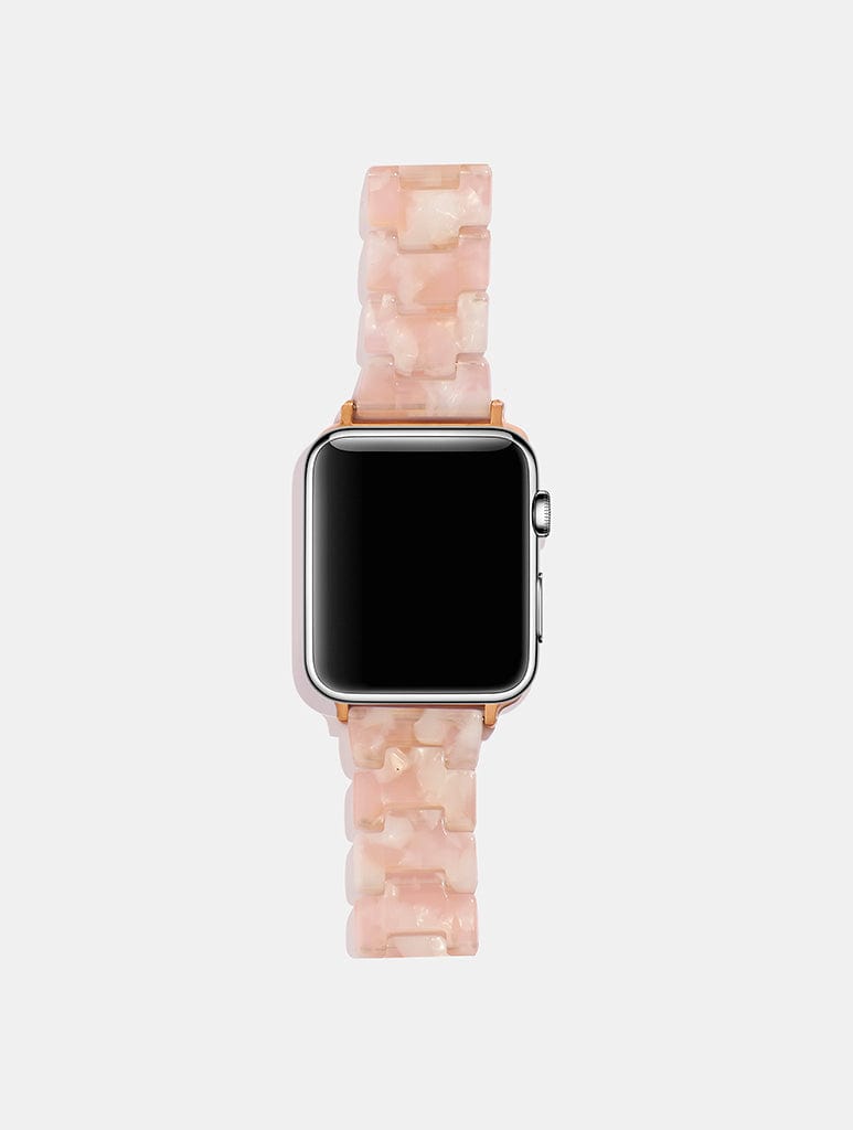 Pink Tort Apple Watch Strap Watch Straps Skinnydip London