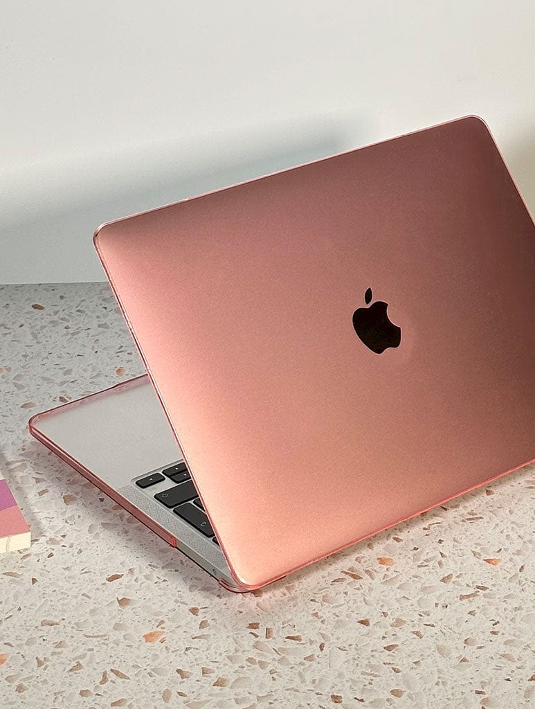 Pink Transparent MacBook Case Laptop Cases Skinnydip London