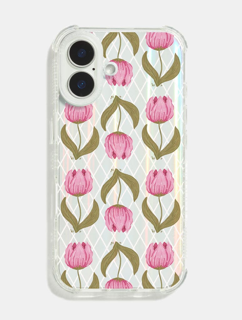 Pink Tulip Shock iPhone Case Phone Cases Skinnydip London