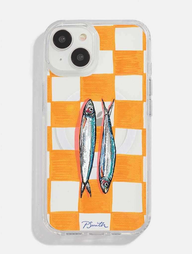 Pippa Smith Studio x Skinnydip Sardines On Check MagSafe iPhone Case Phone Cases Skinnydip London