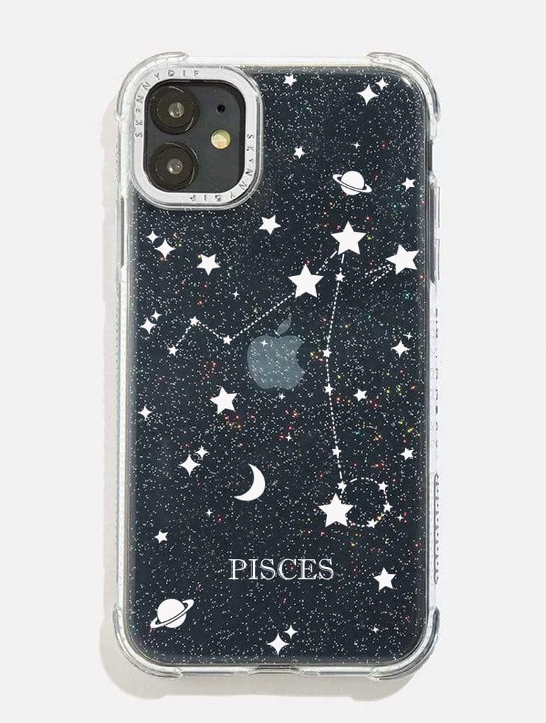 Pisces Celestial Zodiac Glitter Shock iPhone Case Phone Cases Skinnydip London