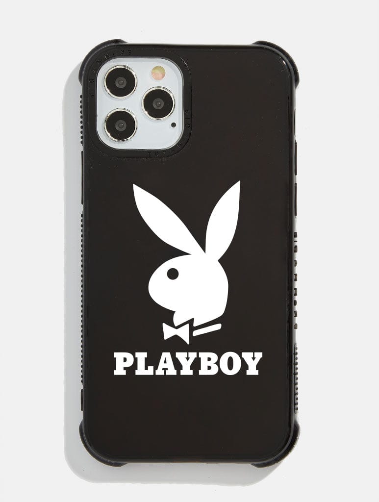 Playboy x Skinnydip Black Logo Shock iPhone Case Phone Cases Skinnydip London