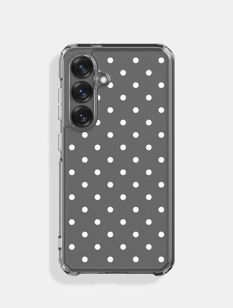 Polka Dot White Samsung Case Phone Cases Skinnydip London