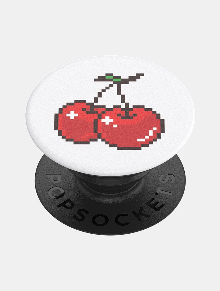 PopSockets Grips 8 Bit Cherries Phone Grips PopSockets Grips