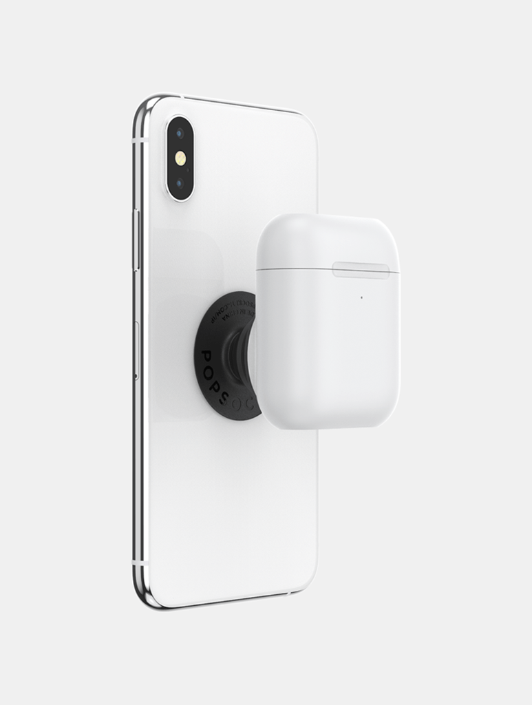 PopSockets PopGrip AirPod Holder White Phone Grips PopSockets Grips