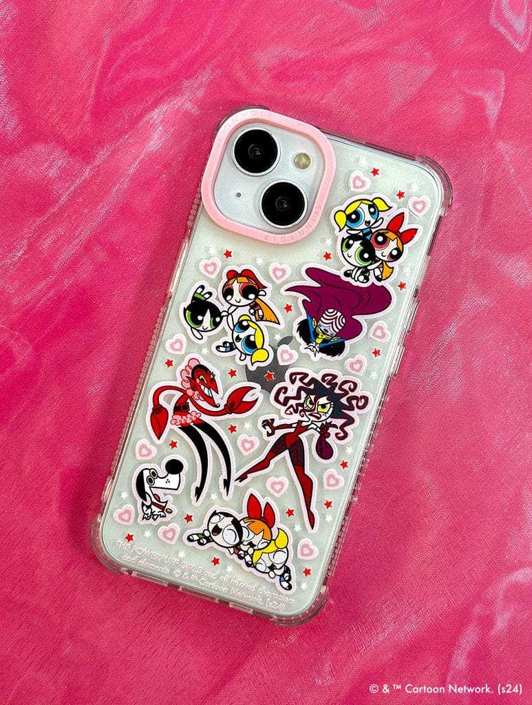 PowerPuff Girls x Skinnydip Valentine's Sticker Shock iPhone Case Phone Cases Skinnydip London