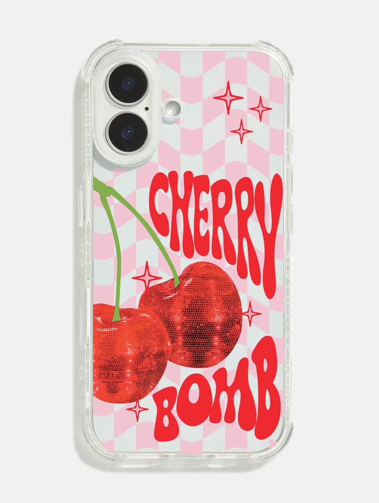 Printed Weird x Skinnydip Cherry Bomb Shock iPhone Case Phone Cases Skinnydip London