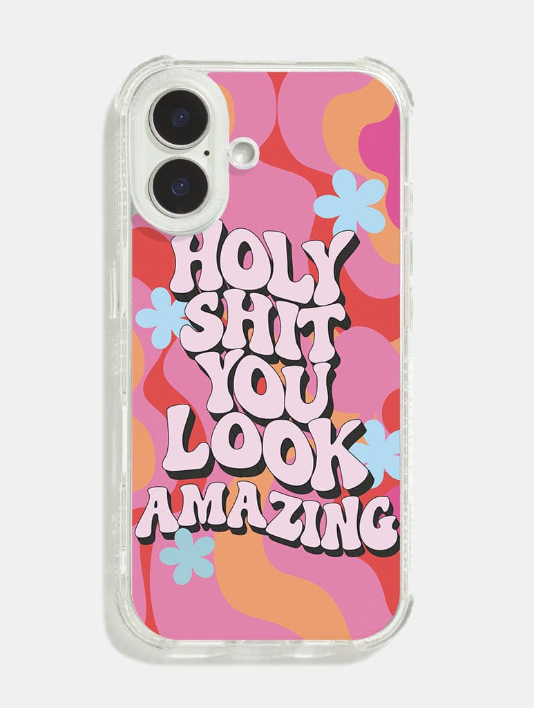 Printed Weird x Skinnydip Holy Shit Shock iPhone Case Phone Cases Skinnydip London