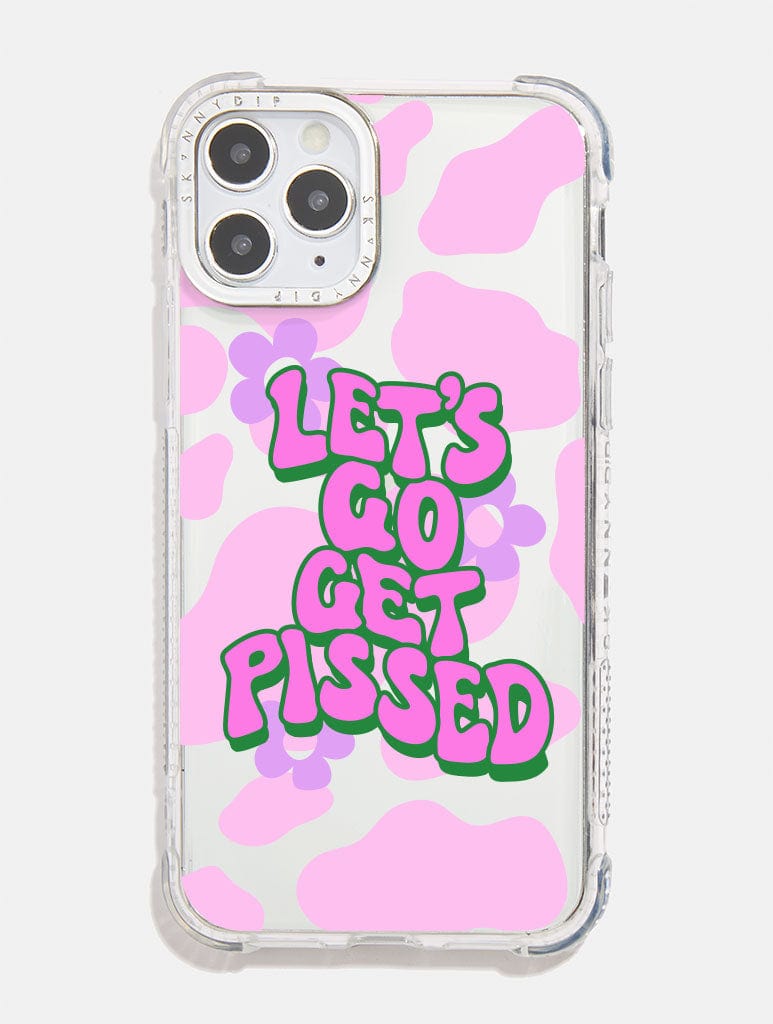 Printed Weird x Skinnydip Lets Get Pissed Shock iPhone Case Phone Cases Skinnydip London