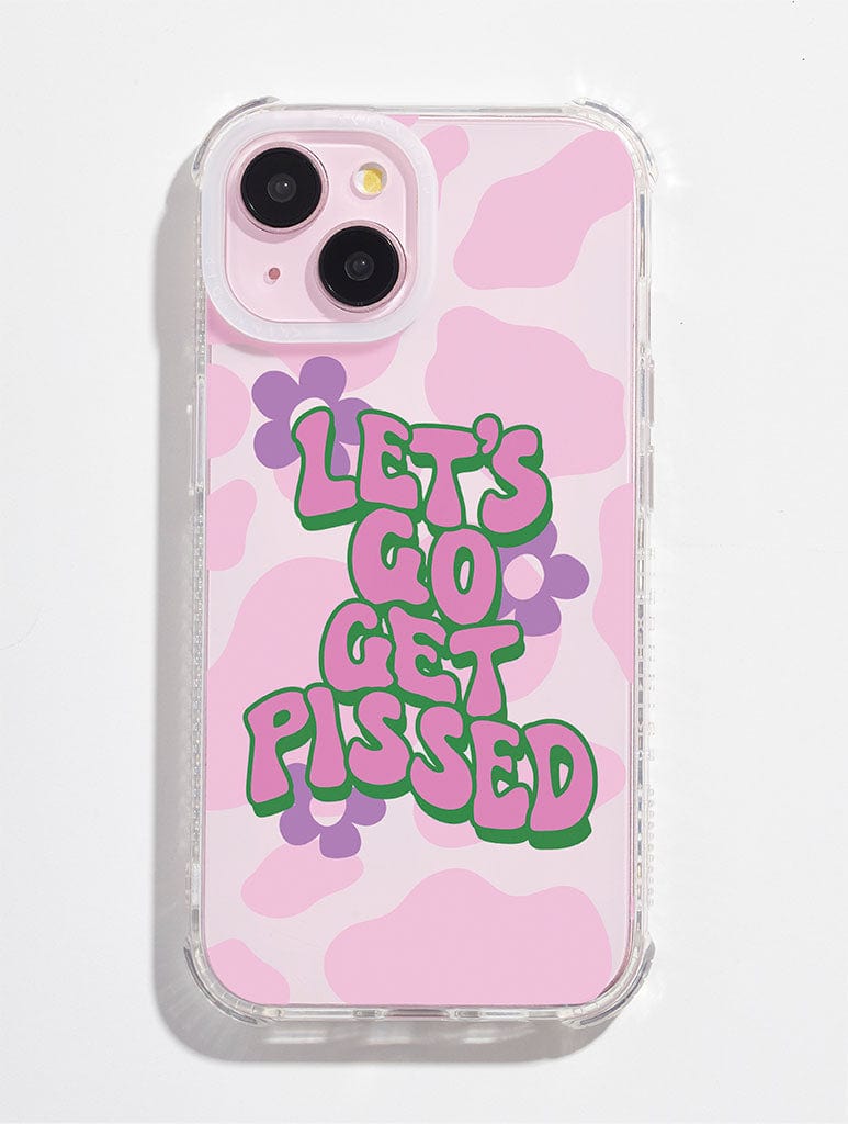 Printed Weird x Skinnydip Lets Get Pissed Shock iPhone Case Phone Cases Skinnydip London