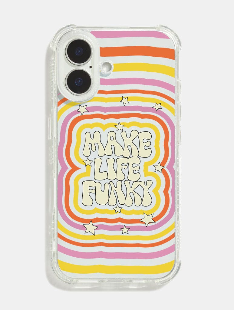 Printed Weird x Skinnydip Make Life Funky Shock iPhone Case Phone Cases Skinnydip London