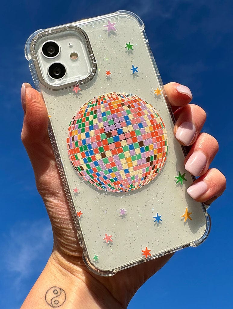 Proper Good x Skinnydip Disco Ball Glitter Shock iPhone Case Phone Cases Skinnydip London