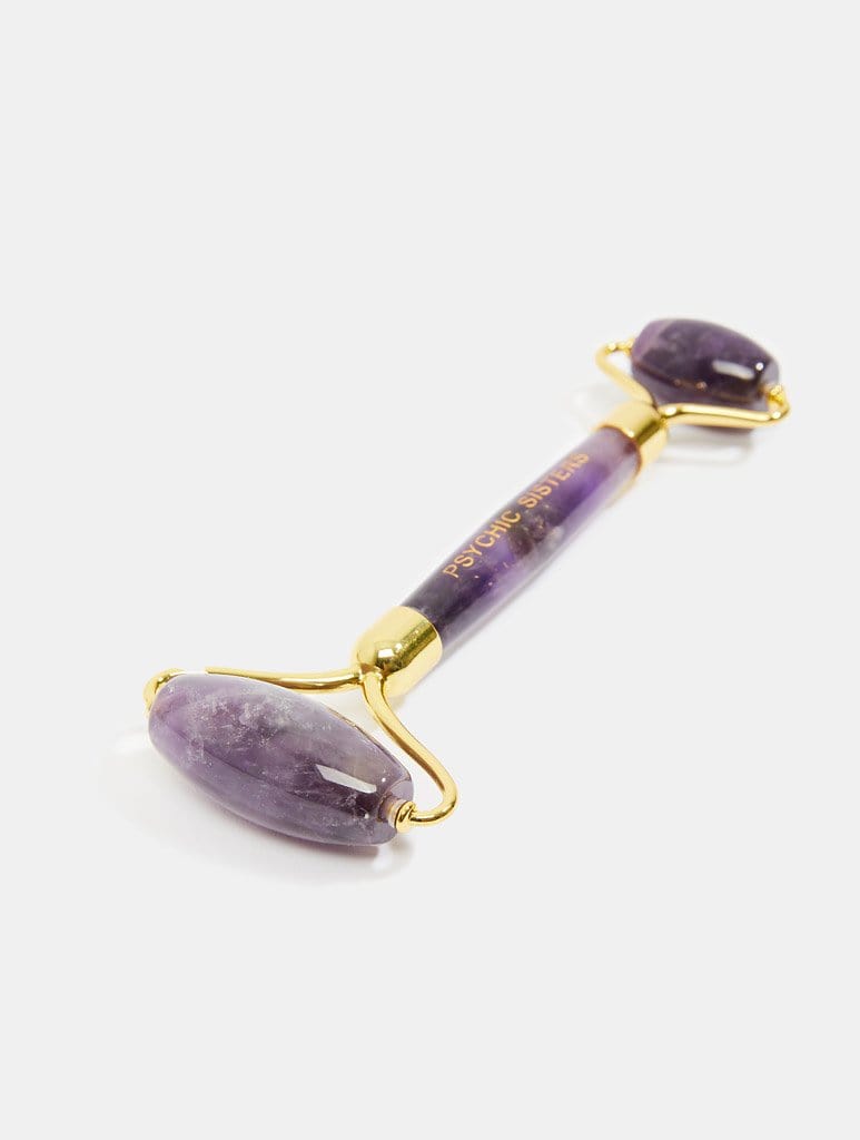 Psychic Sisters Amethyst Gemstone Facial Roller Skincare Psychic Sisters
