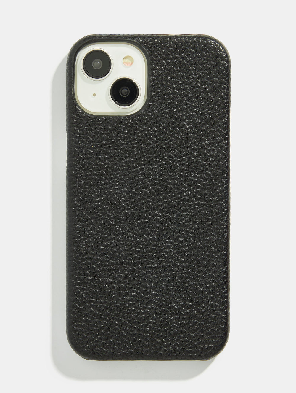PTO Black Pebble Vegan Leather iPhone Case Phone Cases Skinnydip London