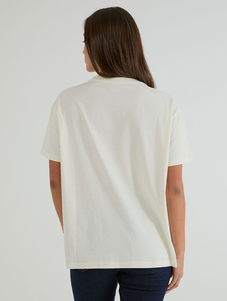 Put A Bell On Your Bicycle T-Shirt In White Tops & T-Shirts Skinnydip London