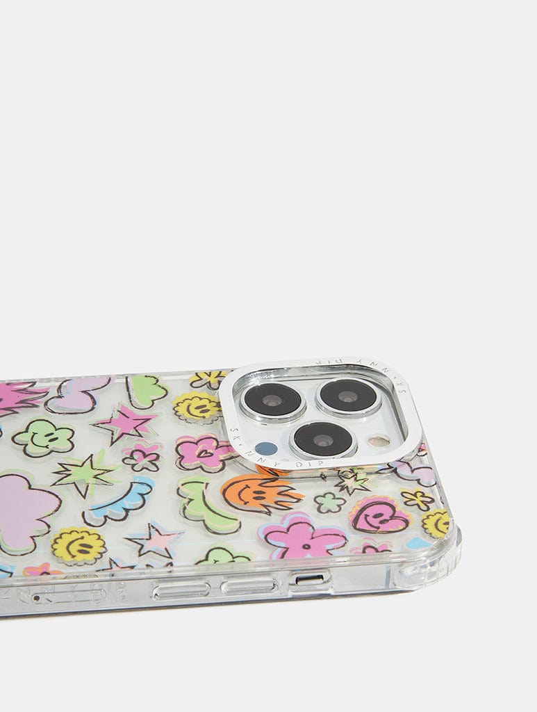 Rainbow Doodle Shock iPhone Case Phone Cases Skinnydip London