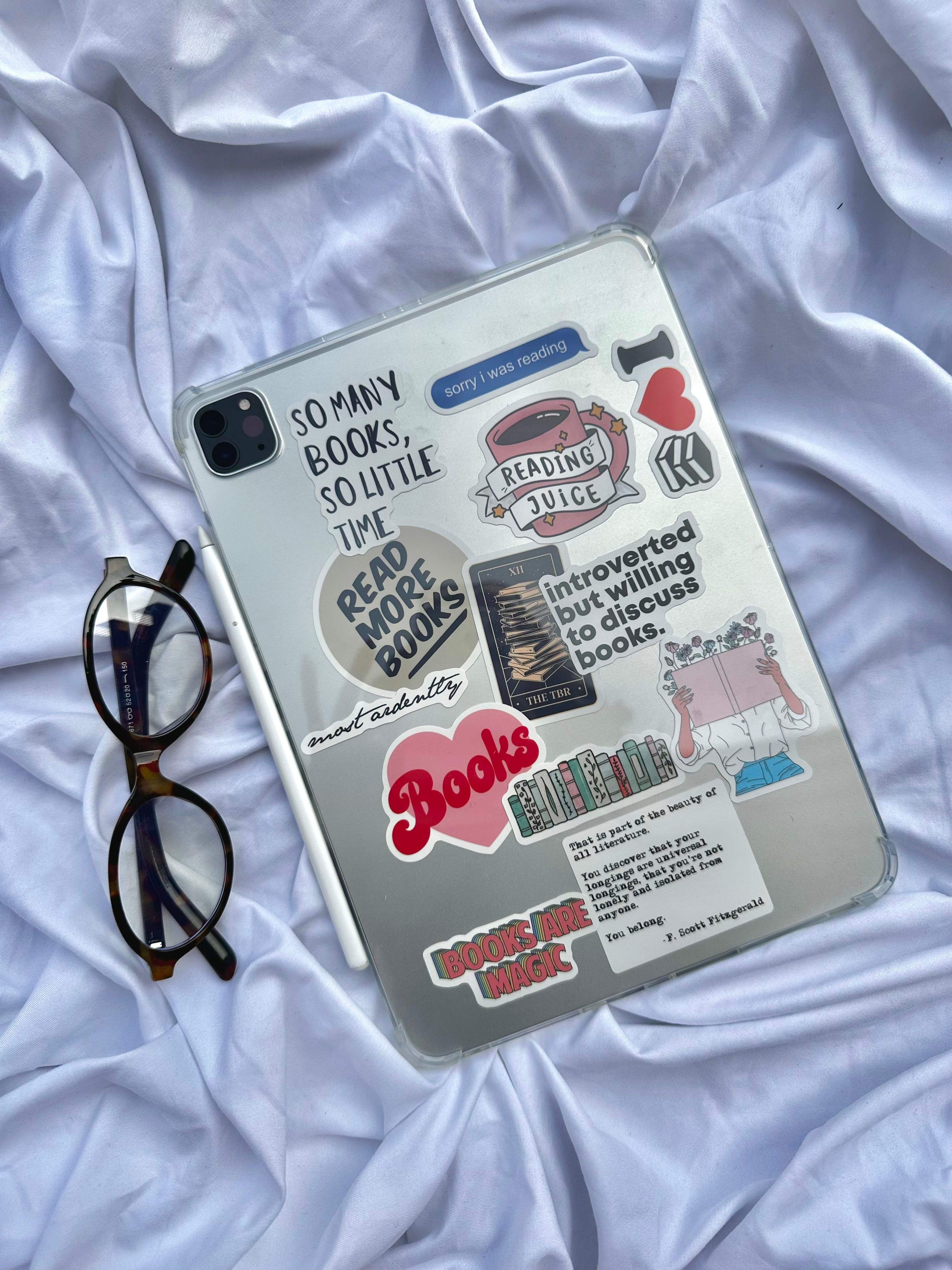 Google Reader Sticker Reading Sticker Pack | Kindle Stickers And Accessories | Skinnydip London