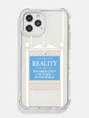 Reality Has No Place In Our World Holo Shock iPhone Case Phone Cases Skinnydip London