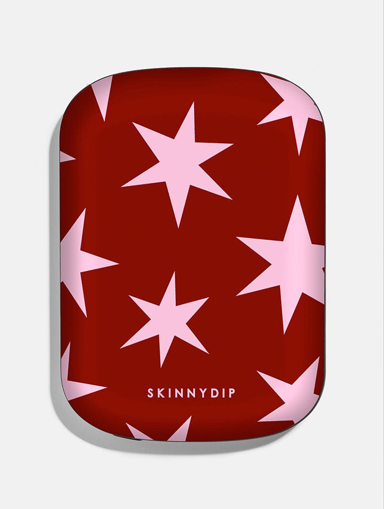 Red and Pink Stars Portable Magsafe Charger Portable Chargers Skinnydip London