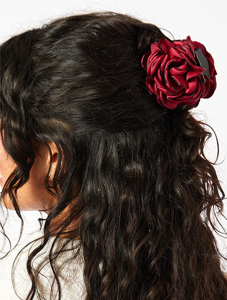 Red Rose Hair Clip Hair Accessories Skinnydip London