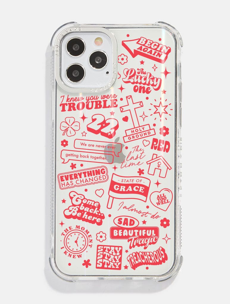 Red Shock iPhone Case Phone Cases Skinnydip London