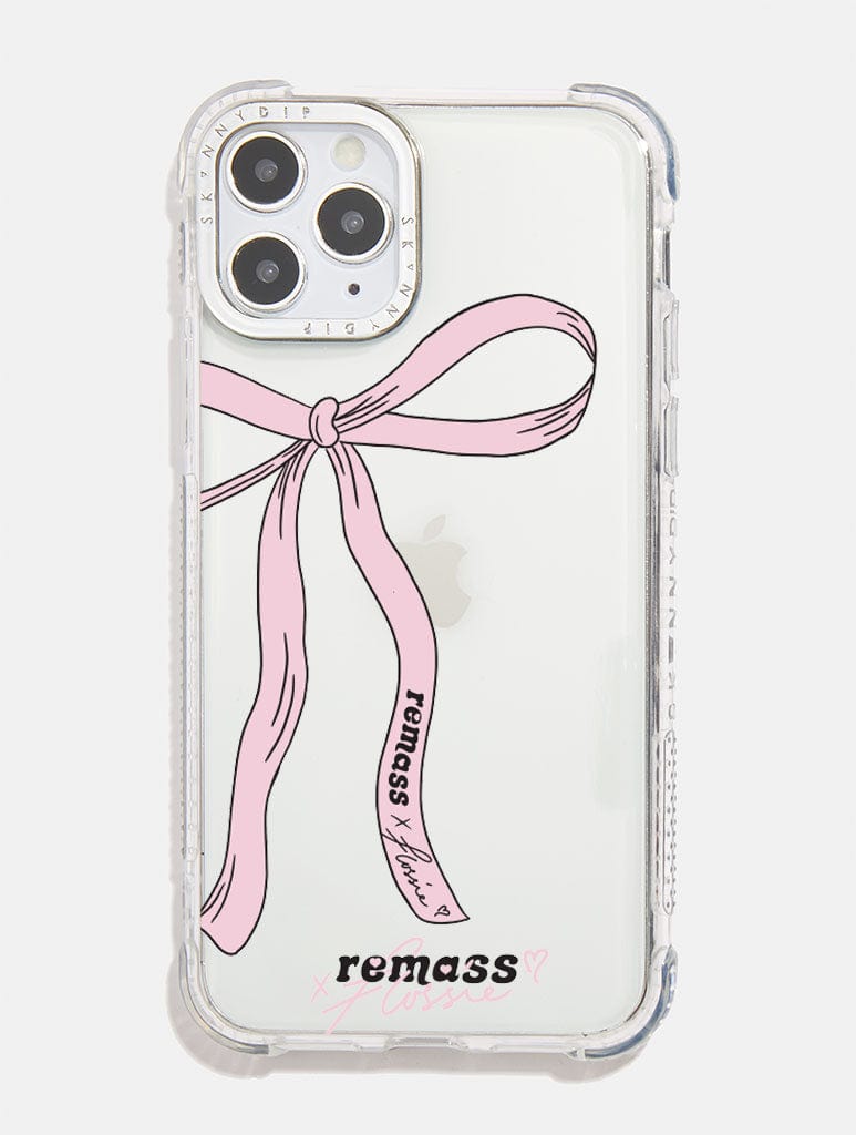 Remass x Flossie Pink Bow Shock iPhone Case Phone Cases Skinnydip London