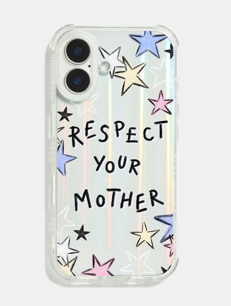 Respect Your Mother Shock iPhone Case Phone Cases Skinnydip London