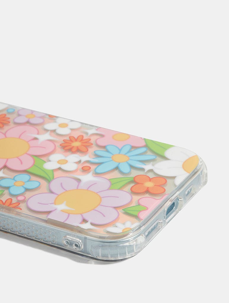 Retro Holo Flower Shock iPhone Case Phone Cases Skinnydip London
