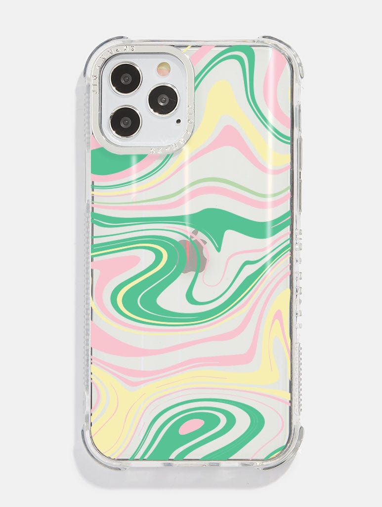 Retro Multicolour Swirl Holo Shock iPhone Case Phone Cases Skinnydip London