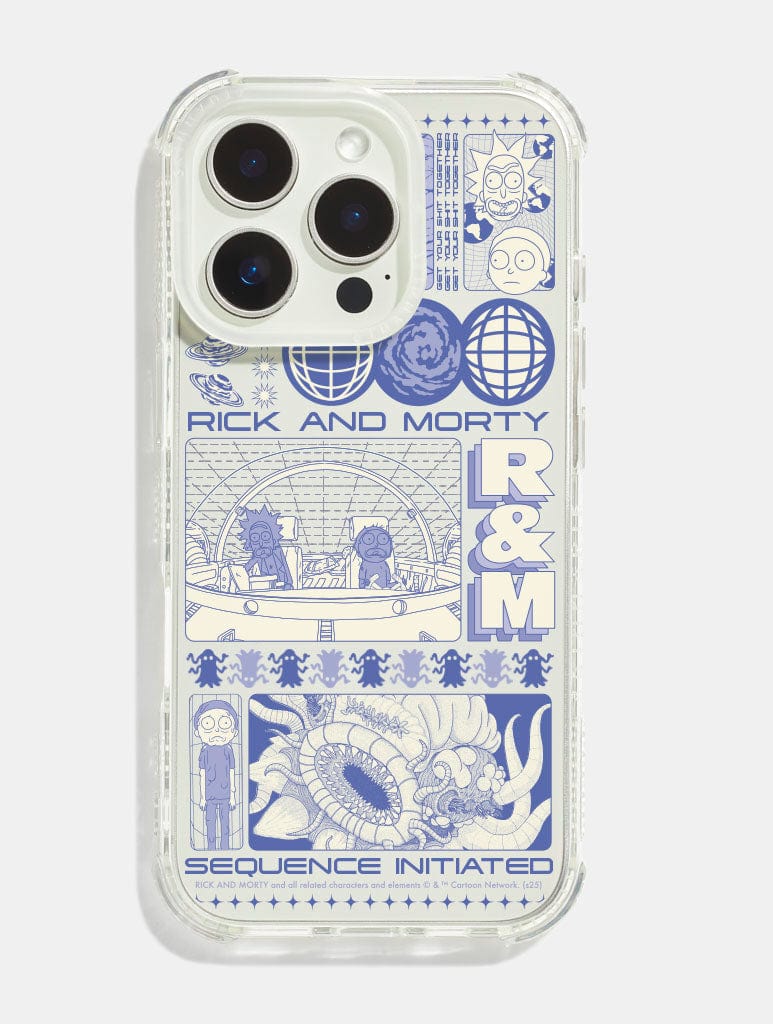 Rick And Morty x Skinnydip Poster Shock iPhone Case Phone Cases Skinnydip London