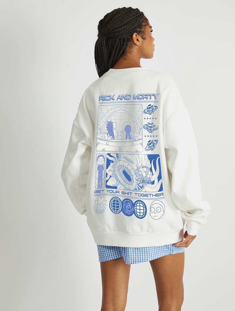 Rick And Morty x Skinnydip Poster Sweatshirt Tops & T-Shirts Skinnydip London