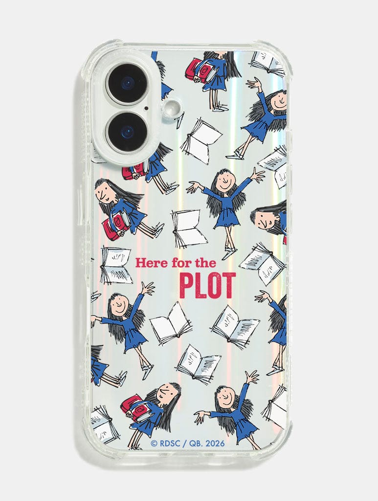 Roald Dahl x Skinnydip Matilda For The Plot Shock iPhone Case Phone Cases Skinnydip London