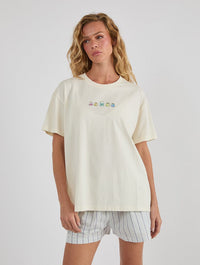 Roald Dahl x Skinnydip Mixed Character T-Shirt In White Tops & T-Shirts Skinnydip London