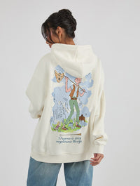 Roald Dahl x Skinnydip The BFG Poster Hoodie In White Hoodies & Sweatshirts Skinnydip London