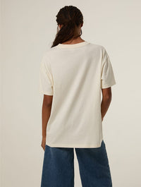 Romantic Tour Heart Glasses T-Shirt In White Tops & T-Shirts Skinnydip London