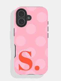 'S' Initial Patterned Pink Ultra Protective iPhone Case Phone Cases Skinnydip London