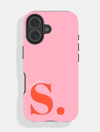 'S' Initial Pink Ultra Protective iPhone Case Phone Cases Skinnydip London