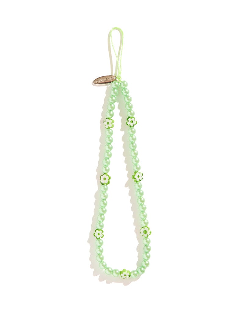 Sage Floral Strap Phone Grips Skinnydip London