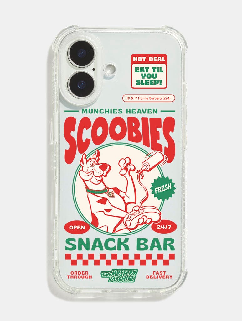 Scooby Doo x Skinnydip Snack Bar Shock iPhone Case Phone Cases Skinnydip London