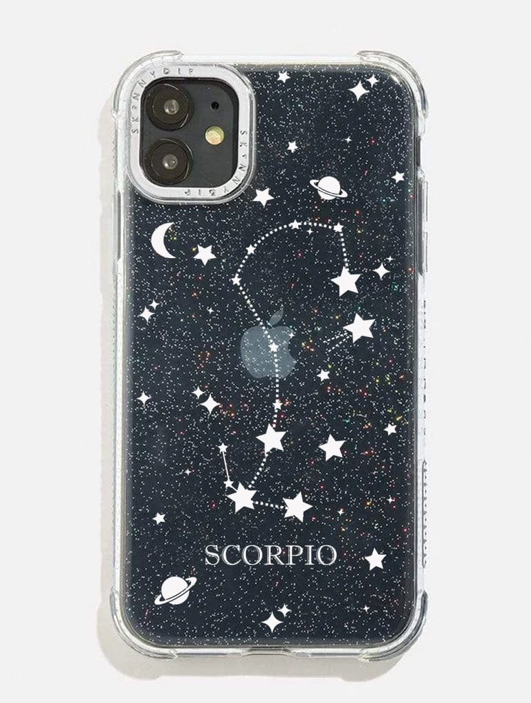 Scorpio Celestial Zodiac Glitter Shock iPhone Case Phone Cases Skinnydip London